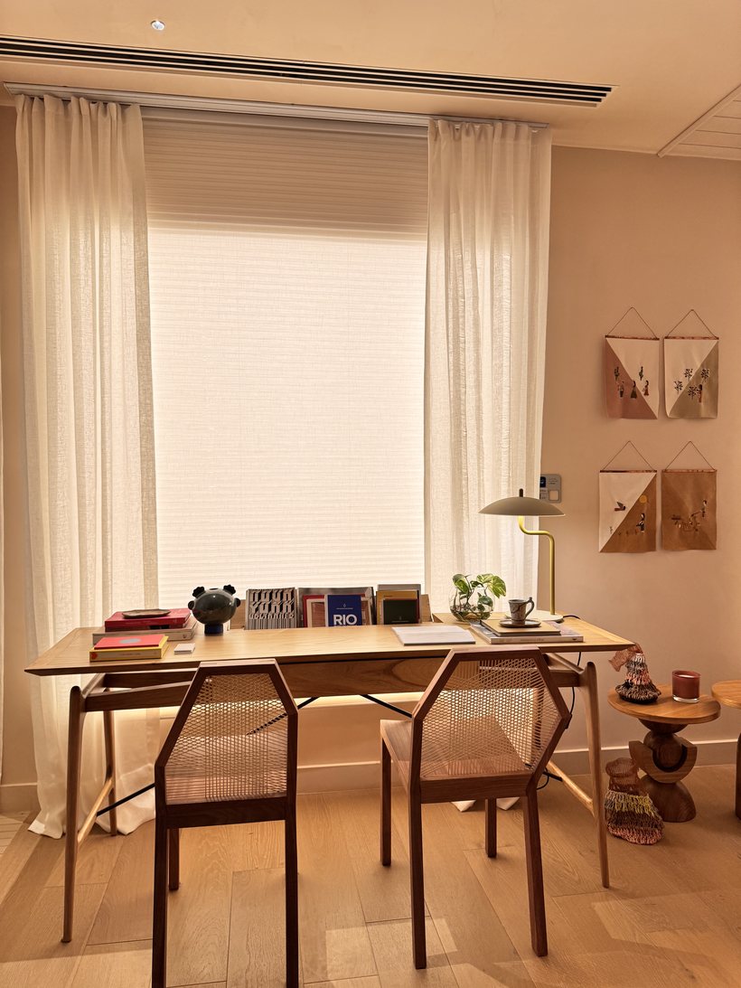 Cortina na home office